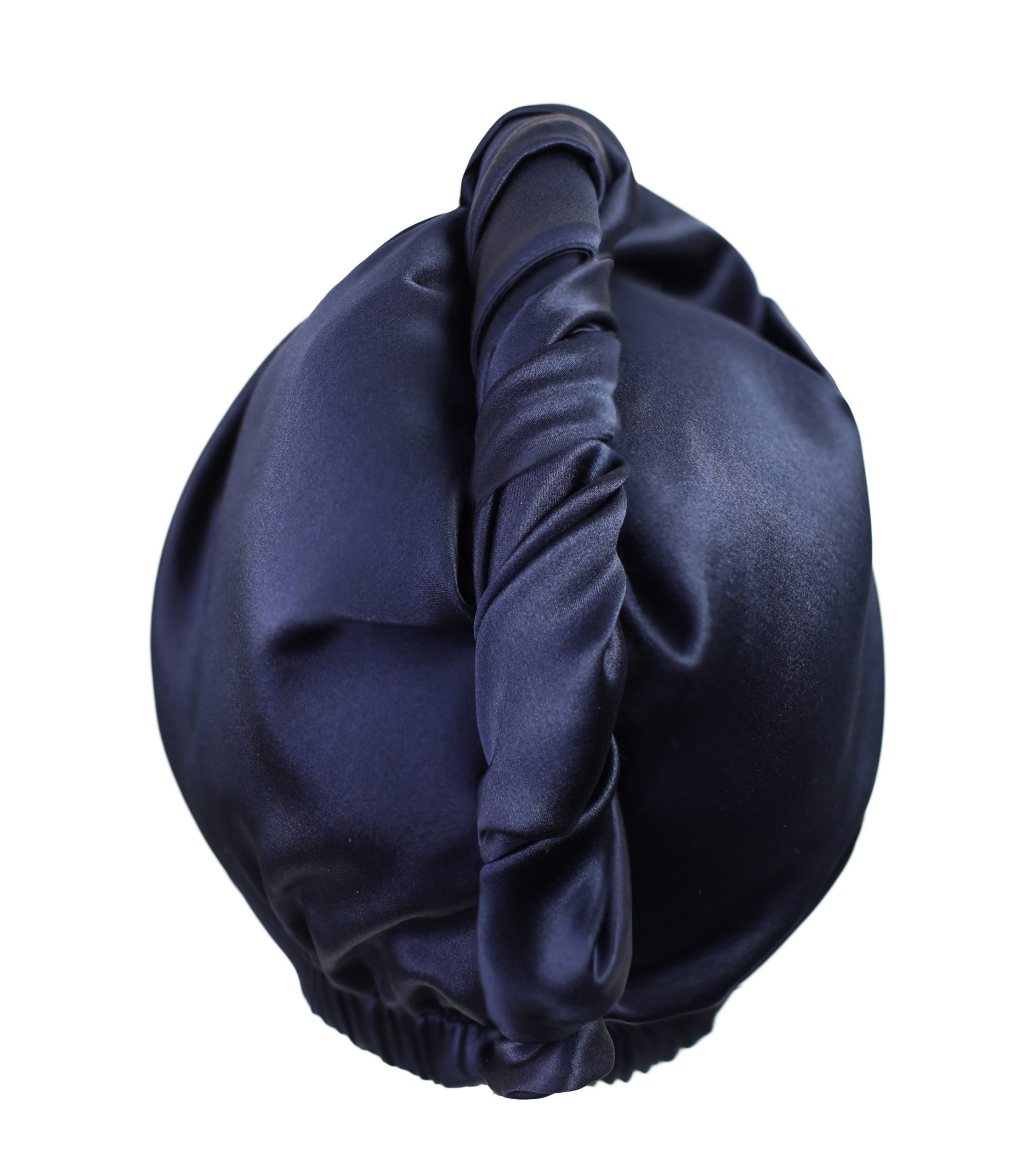 jedwabny recznik turban granatowy Queen Sleep 1
