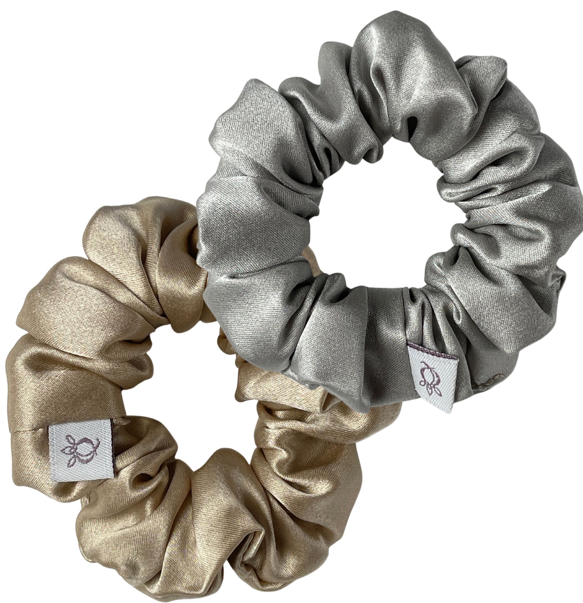 gumka jedwabna czara champagne