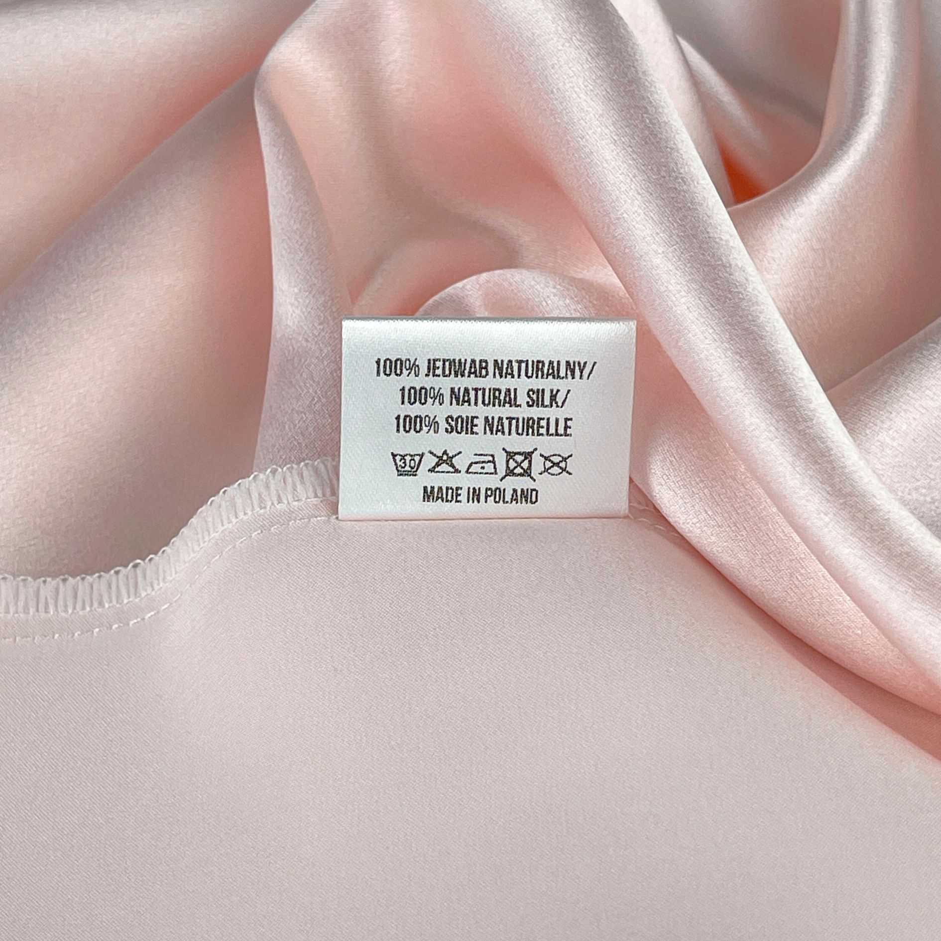 poszewka jedwabna jasnorozowa 12