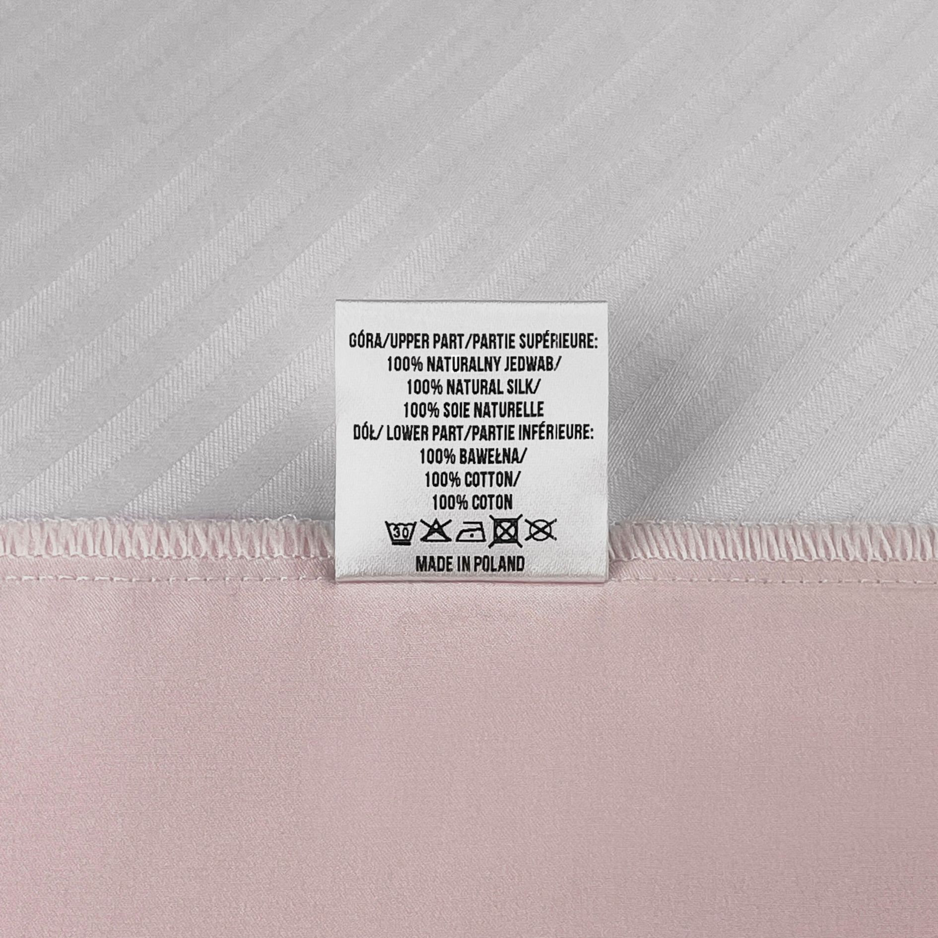 poszewka jedwabna jasnorozowa 14