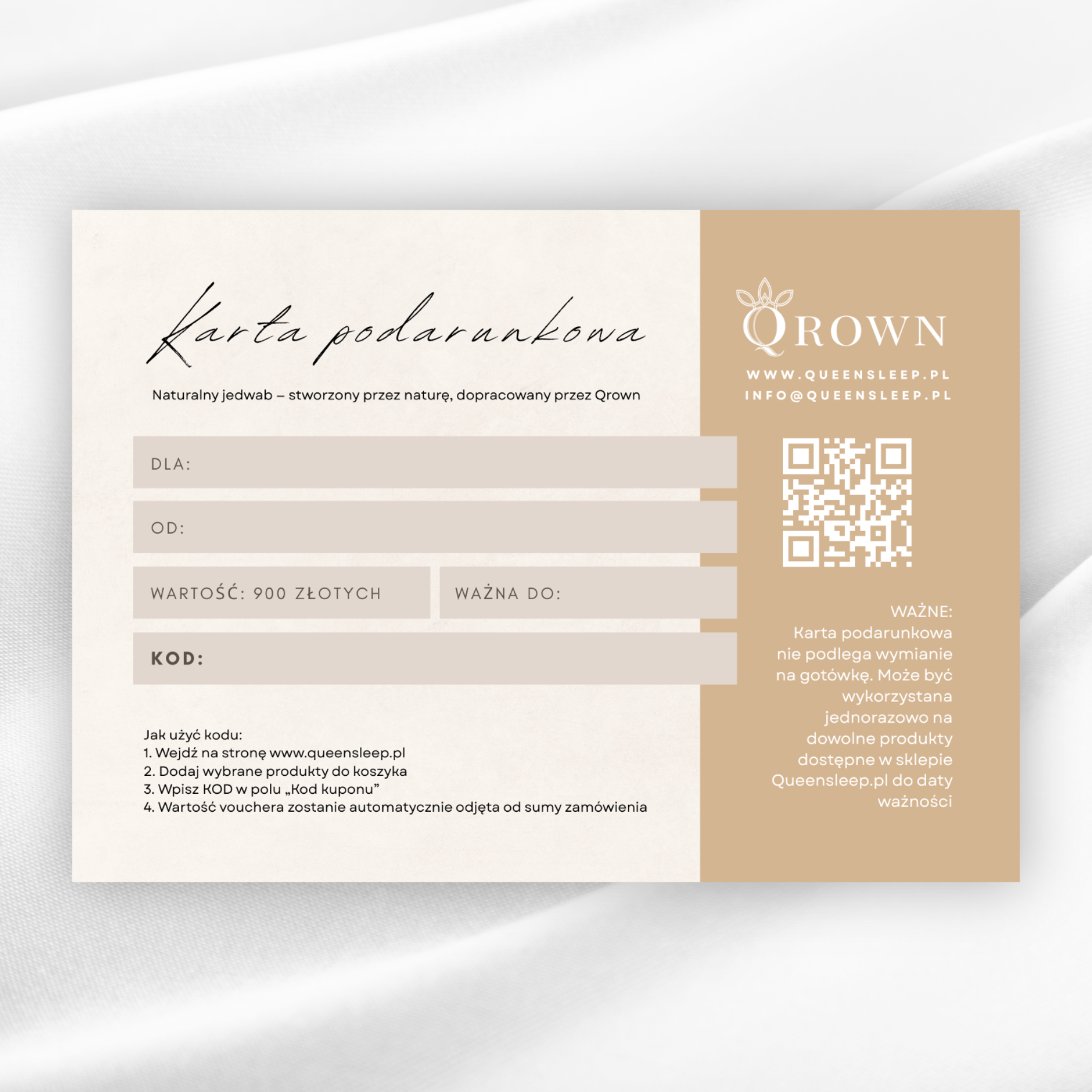 Katra podarunkowa Qrown 900