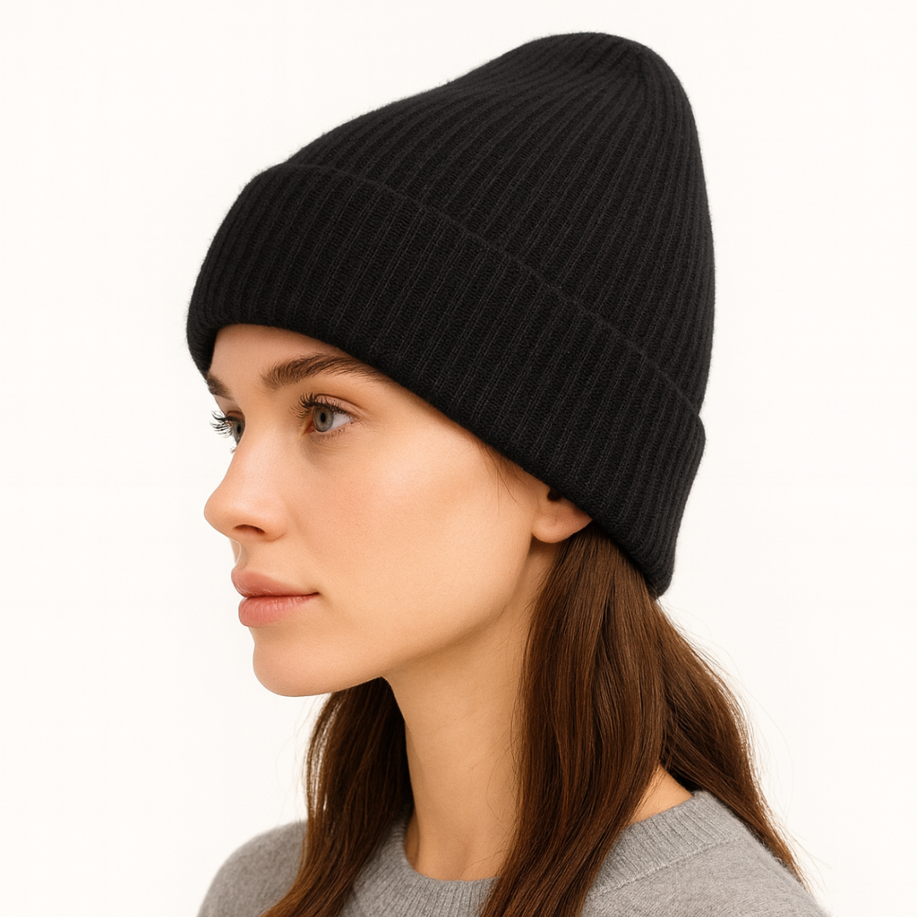 czapka kaszmir welna jedwab(2)